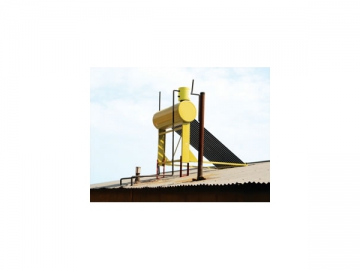 Chauffe-eau solaire à réservoir surélevé