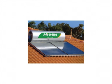 Chauffe-eau solaire plat pressurisé