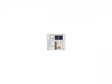Chauffe-eau solaire à structure dissociée HFT-300L/HFT-200L