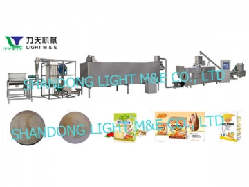 Machine de production de poudre de riz nutritive