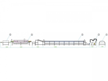 Machine de production de nouilles instantanées