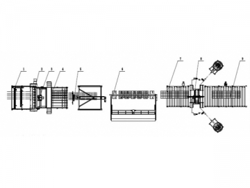 Ligne de production de treillis d'armature entièrement automatique I