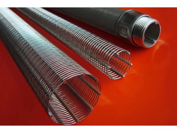 Tube de support en spirale