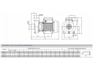 Pompe centrifuge série S200