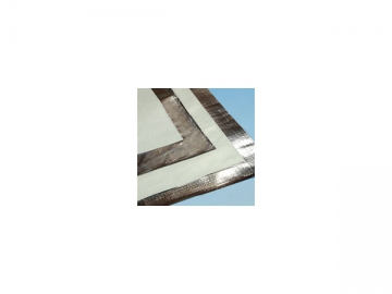 Feuille d’aluminium en tissu tressé laminé