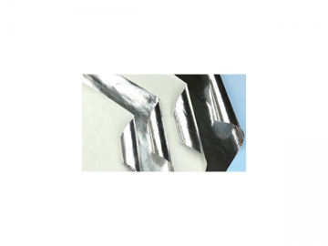 Feuille d’aluminium en tissu tressé laminé