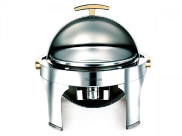 Chauffe-plat professionnel en acier inoxydable