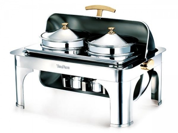 Chauffe-plat professionnel en acier inoxydable