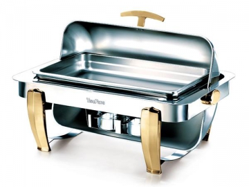 Chauffe-plat professionnel en acier inoxydable