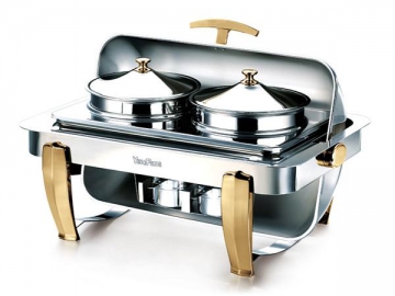 Chauffe-plat professionnel en acier inoxydable
