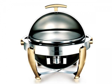 Chauffe-plat professionnel en acier inoxydable