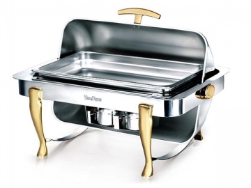 Chauffe-plat professionnel en acier inoxydable
