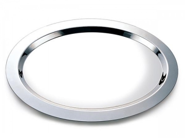 Plateau de service professionnel en inox (poli miroir)