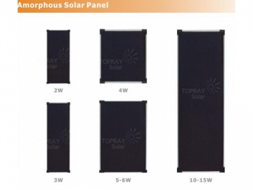 Panneau solaire amorphe