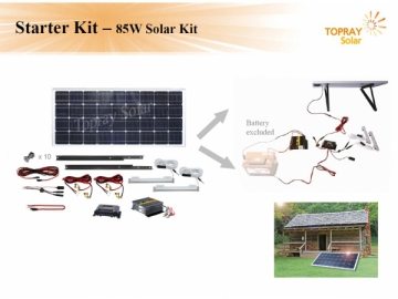 Kit d'éclairage solaire extensible