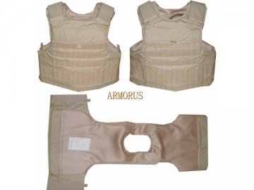 Gilet pare-balles tactique avec protection épaules