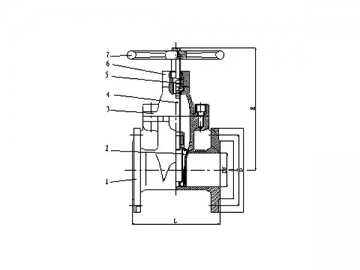 Robinet-vanne AWWA SHC-1B