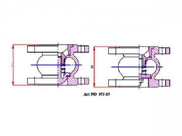 Clapet anti-retour SHC-3F