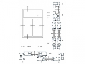 Profilé en aluminium pour fenêtre